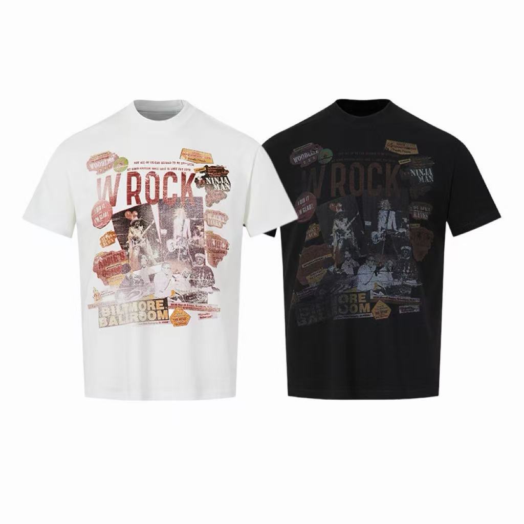 Omirad Vintage Rock Collage Tee