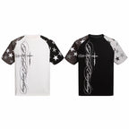 Omirad Star Sleeve Script Tee