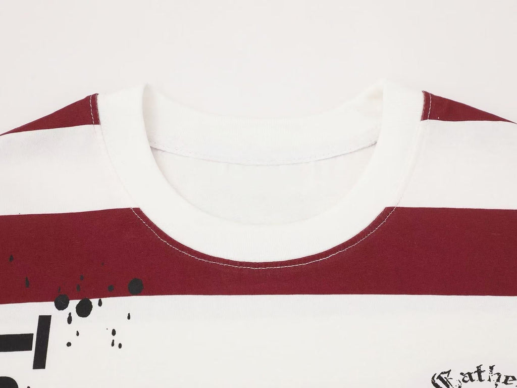 Omirad Striped Graphic Tee