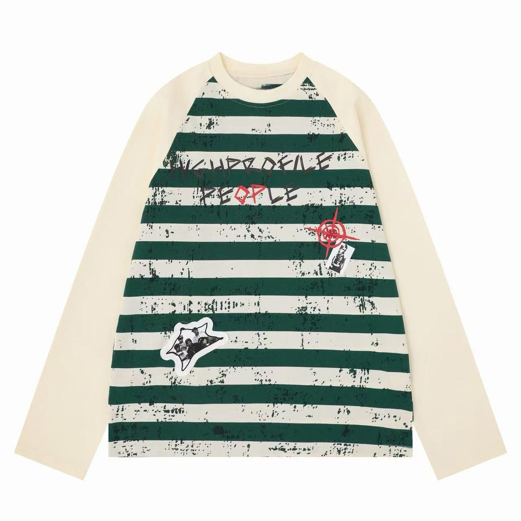 Omirad High Profile Striped Long Sleeve Tee