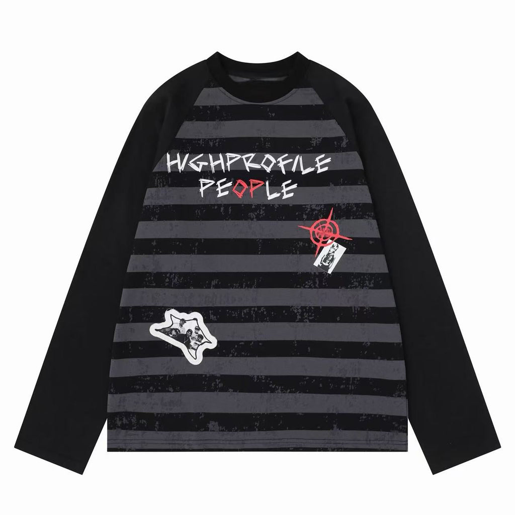 Omirad High Profile Striped Long Sleeve Tee