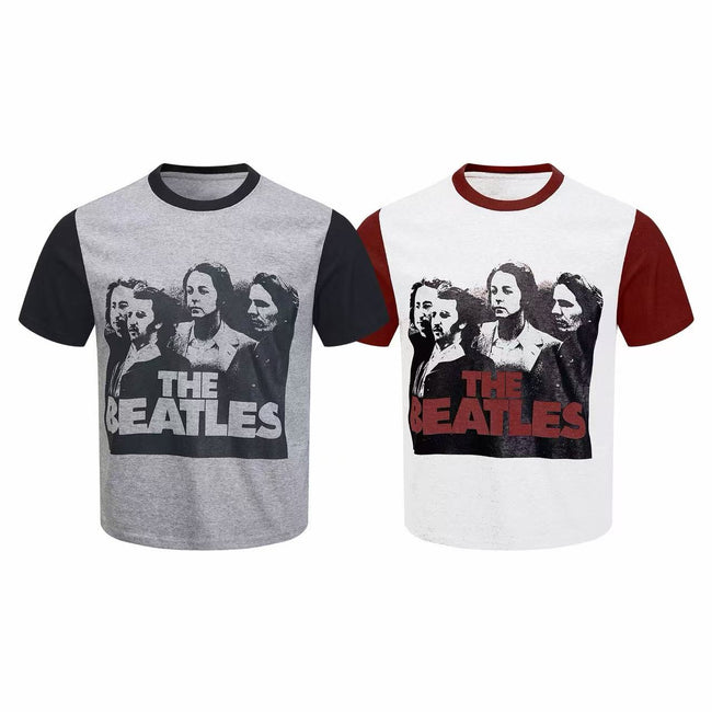 Omirad Beatles Graphic Contrast Tee Hover Image