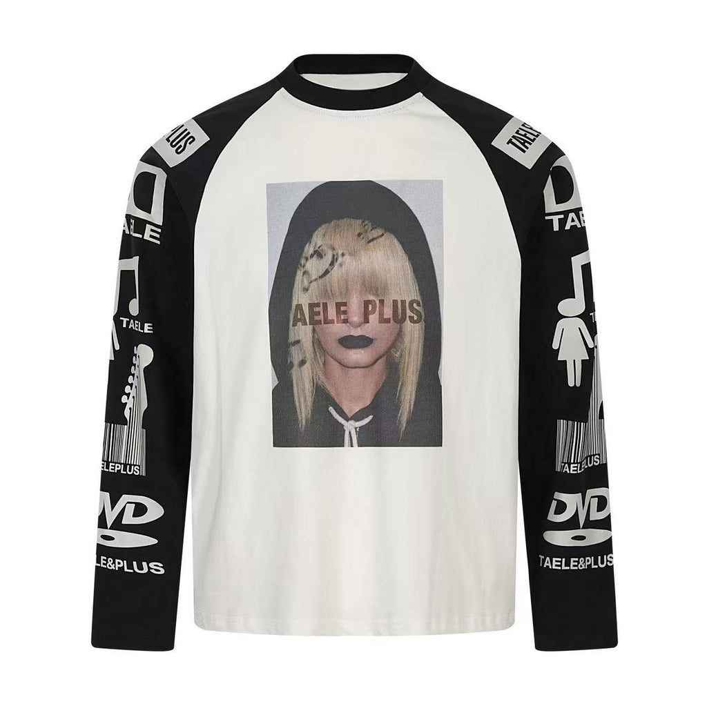 Omirad Graphic Raglan Long Sleeve Tee