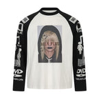 Omirad Graphic Raglan Long Sleeve Tee