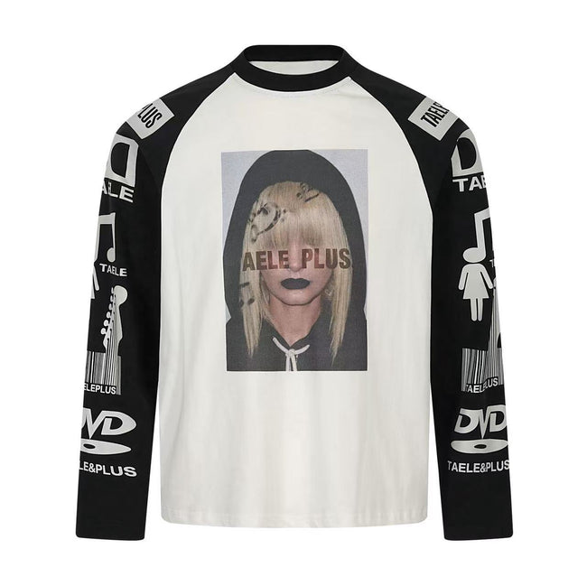 Omirad Graphic Raglan Long Sleeve Tee Main Image