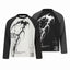 Omirad Gothic Stripe Raglan Long Sleeve Tee