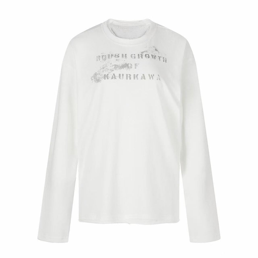 Omirad Washed Graphic Long Sleeve Tee
