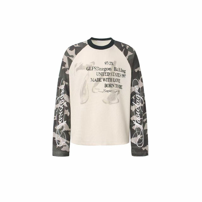 Omirad Camo Sleeve Waffle Long Sleeve Hover Image