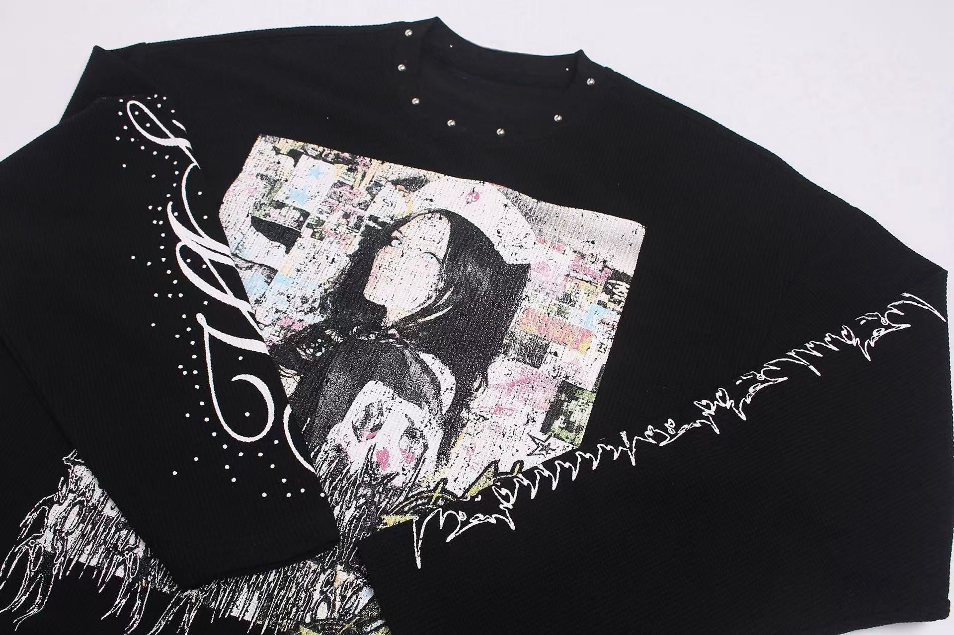 Omirad Studded Graphic Long Sleeve