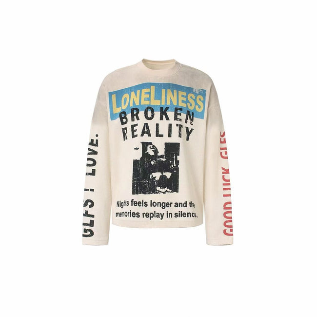 Omirad Waffle Graphic Long Sleeve Main Image
