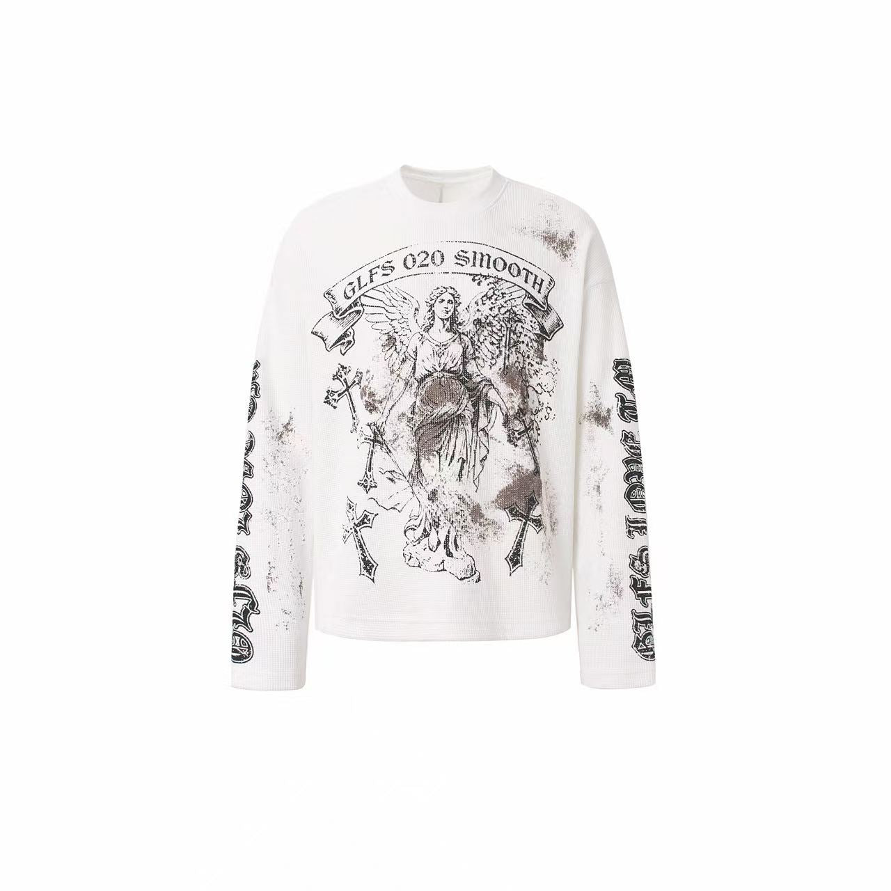 Omirad Vintage Angel Waffle Long Sleeve