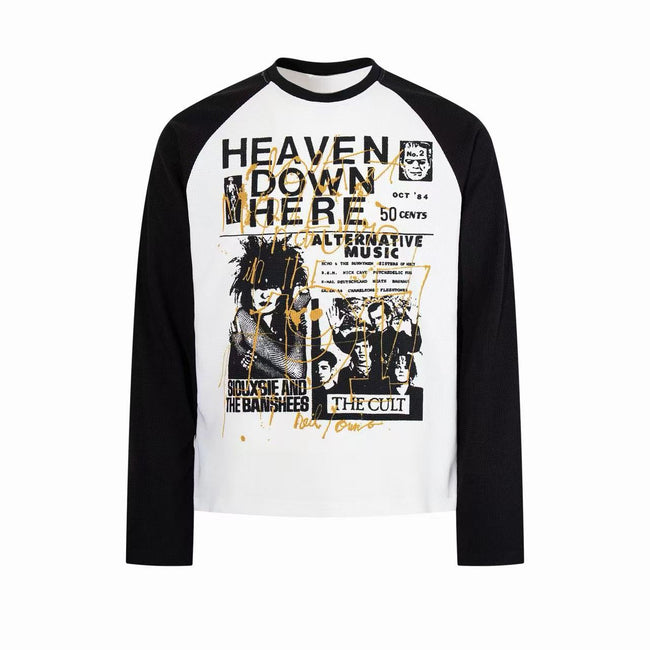 Omirad Vintage Alternative Music Raglan Long Sleeve Main Image