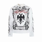 Omirad Gothic Crest Graphic Long Sleeve