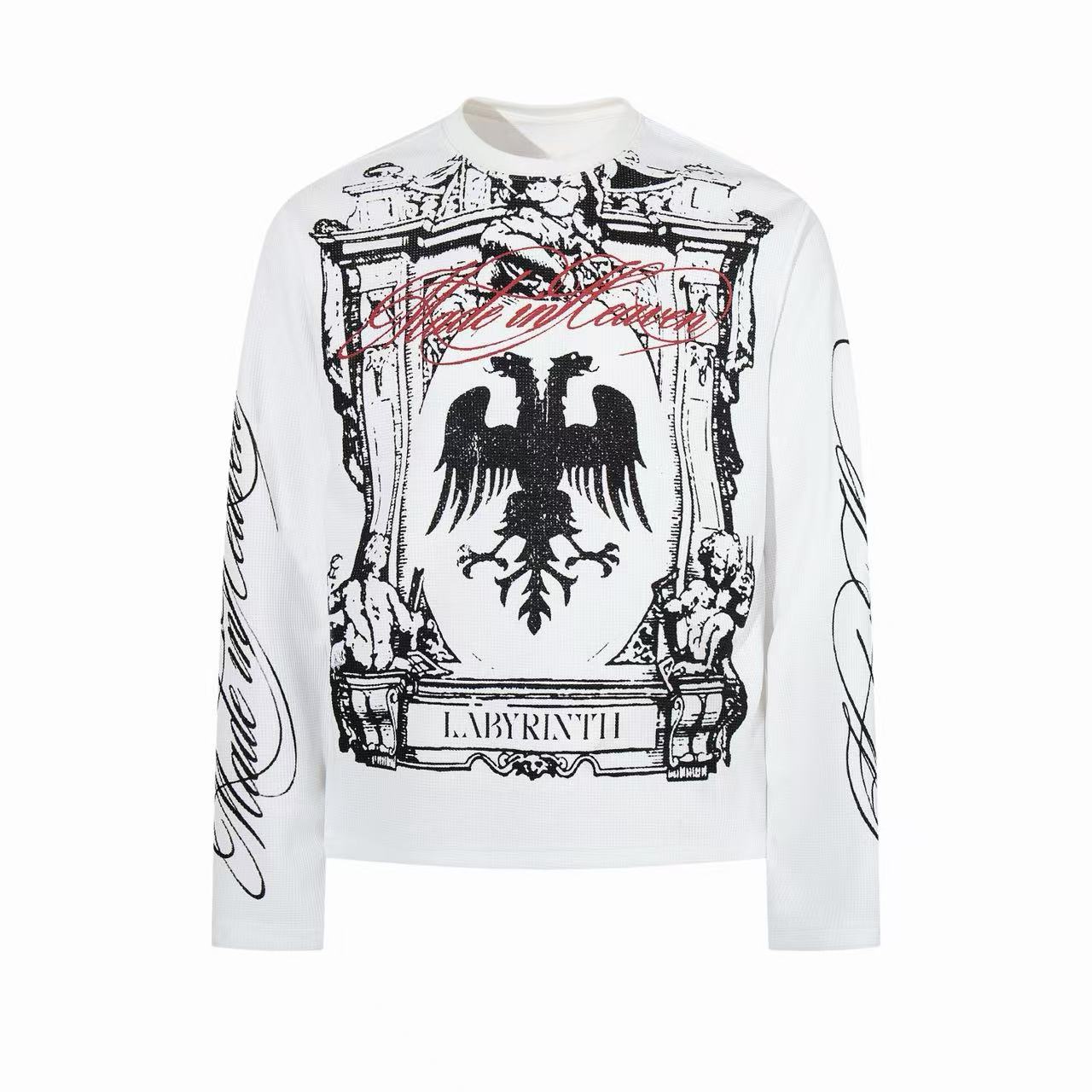 Omirad Gothic Crest Graphic Long Sleeve