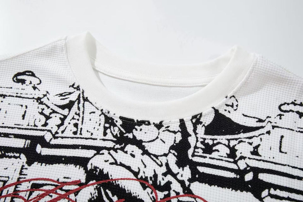 Omirad Gothic Crest Graphic Long Sleeve