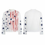 Omirad Vintage Flag Graphic Long Sleeve