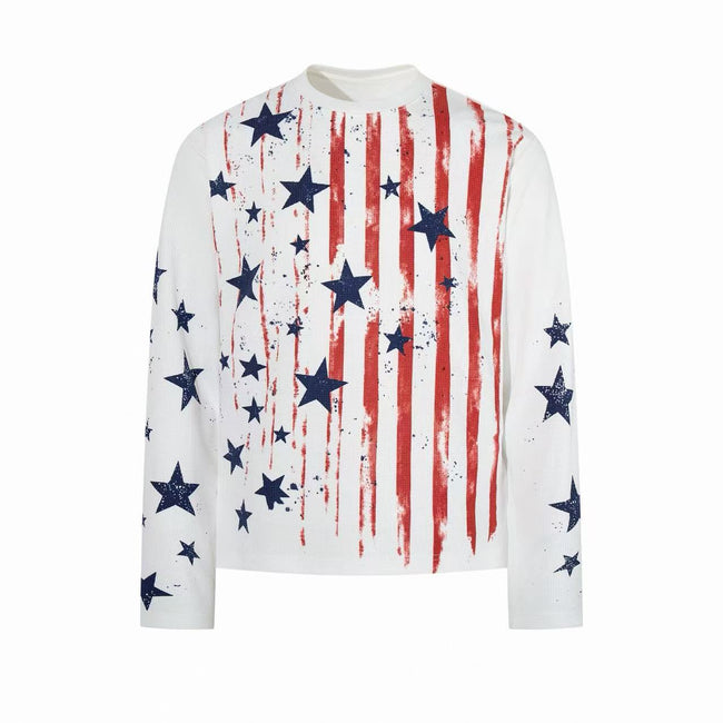 Omirad Vintage Flag Graphic Long Sleeve Main Image