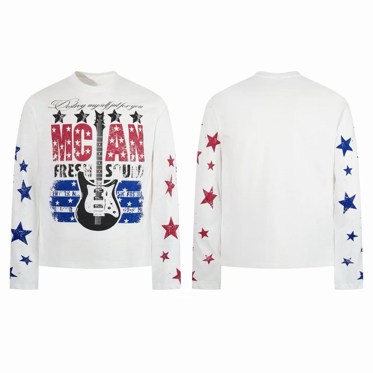 Omirad Vintage Guitar Graphic Long Sleeve