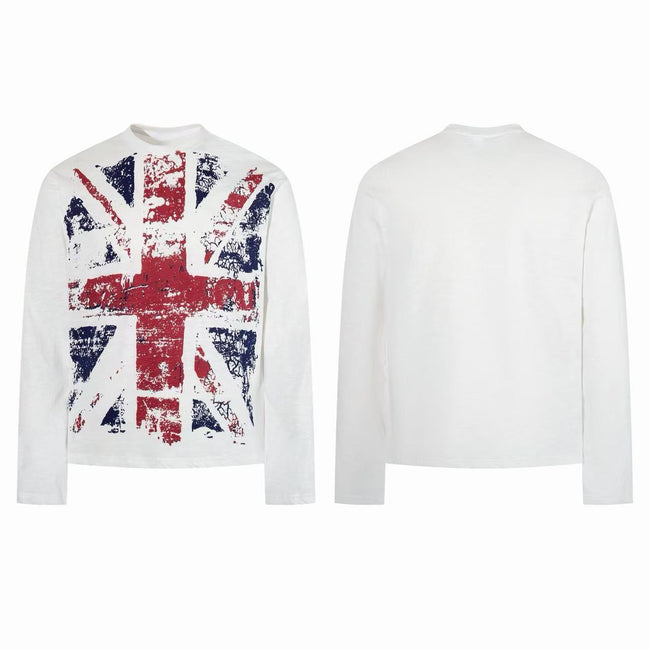 Omirad Vintage Union Jack Graphic Long Sleeve Hover Image
