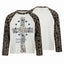 Omirad Leopard Raglan Long Sleeve T-Shirt
