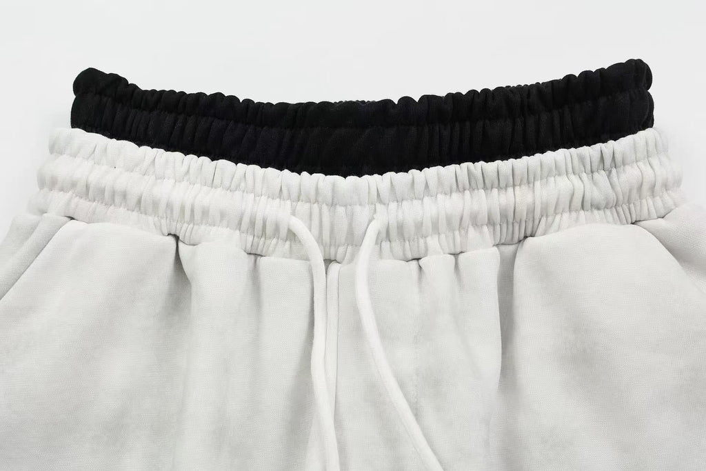 Omirad Vintage Panel Wide-Leg Sweatpants