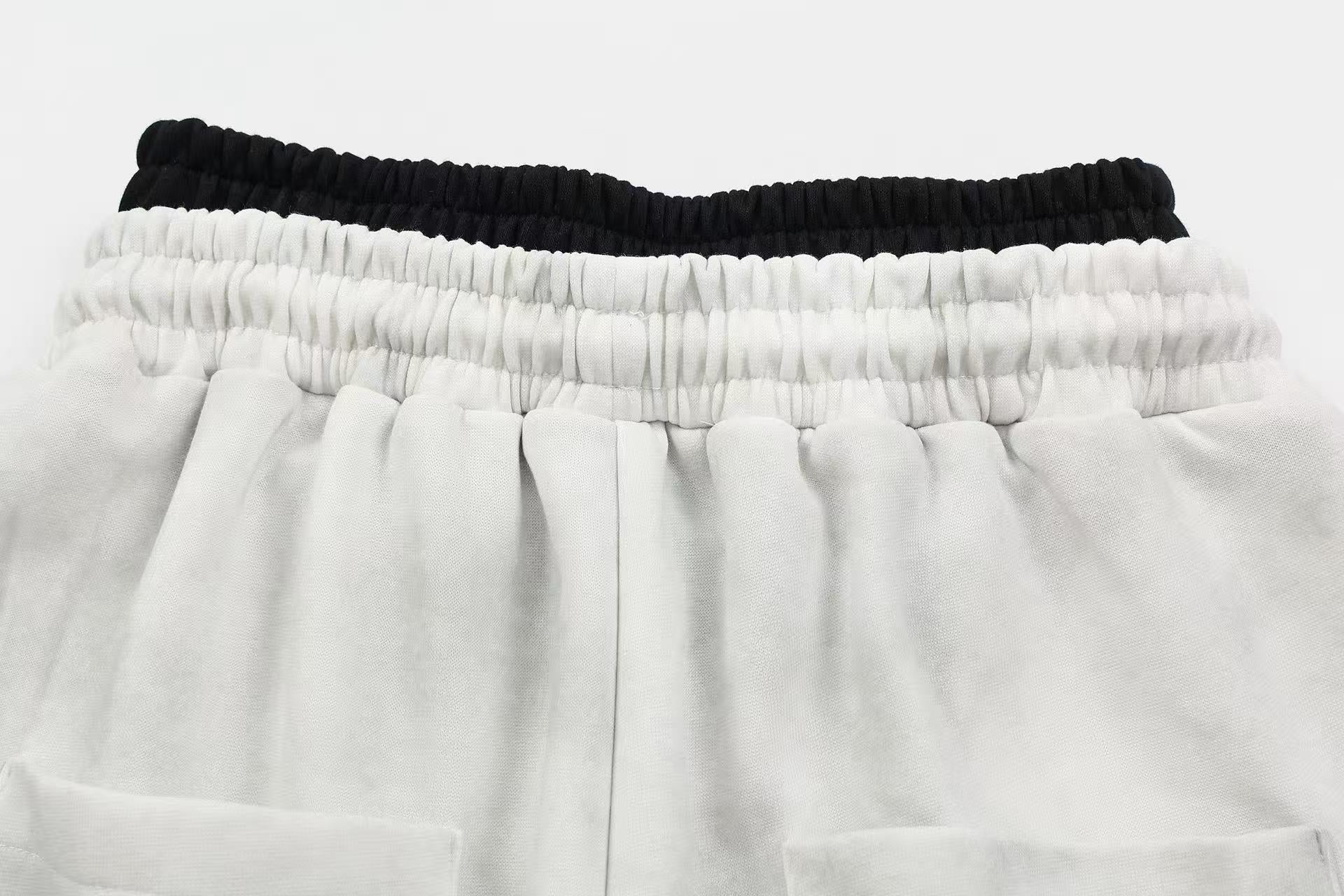 Omirad Vintage Panel Wide-Leg Sweatpants