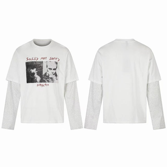 Omirad Layered Graphic Long Sleeve Tee Hover Image