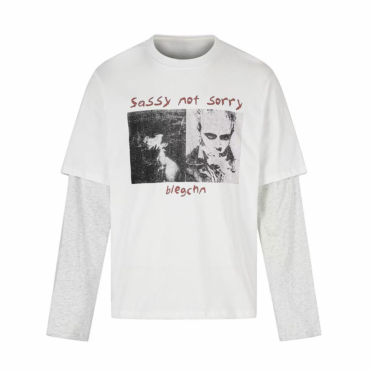 Omirad Layered Graphic Long Sleeve Tee