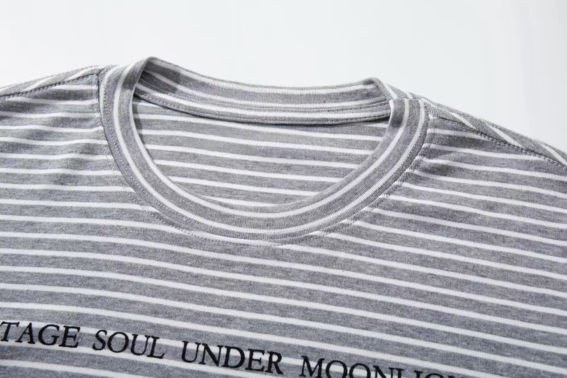 Omirad Striped Graphic Long Sleeve