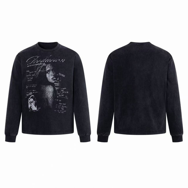 Omirad Washed Graphic Long Sleeve Hover Image