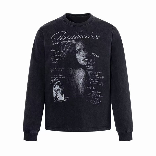 Omirad Washed Graphic Long Sleeve Main Image