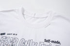 Omirad Fear Only Exists Distressed Long Sleeve Tee