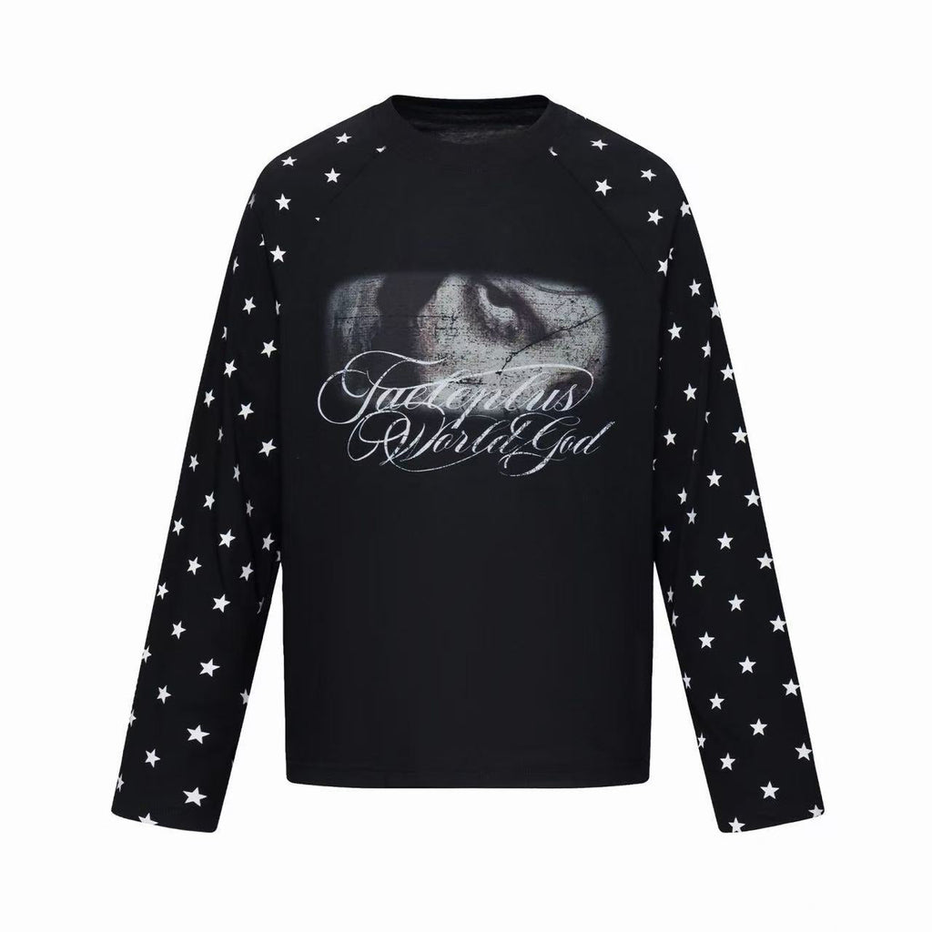 Omirad World God Star Sleeve Long Sleeve Tee