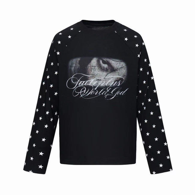 Omirad World God Star Sleeve Long Sleeve Tee Main Image