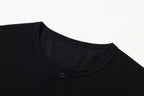 Omirad Vintage Sketch Henley Long Sleeve Tee