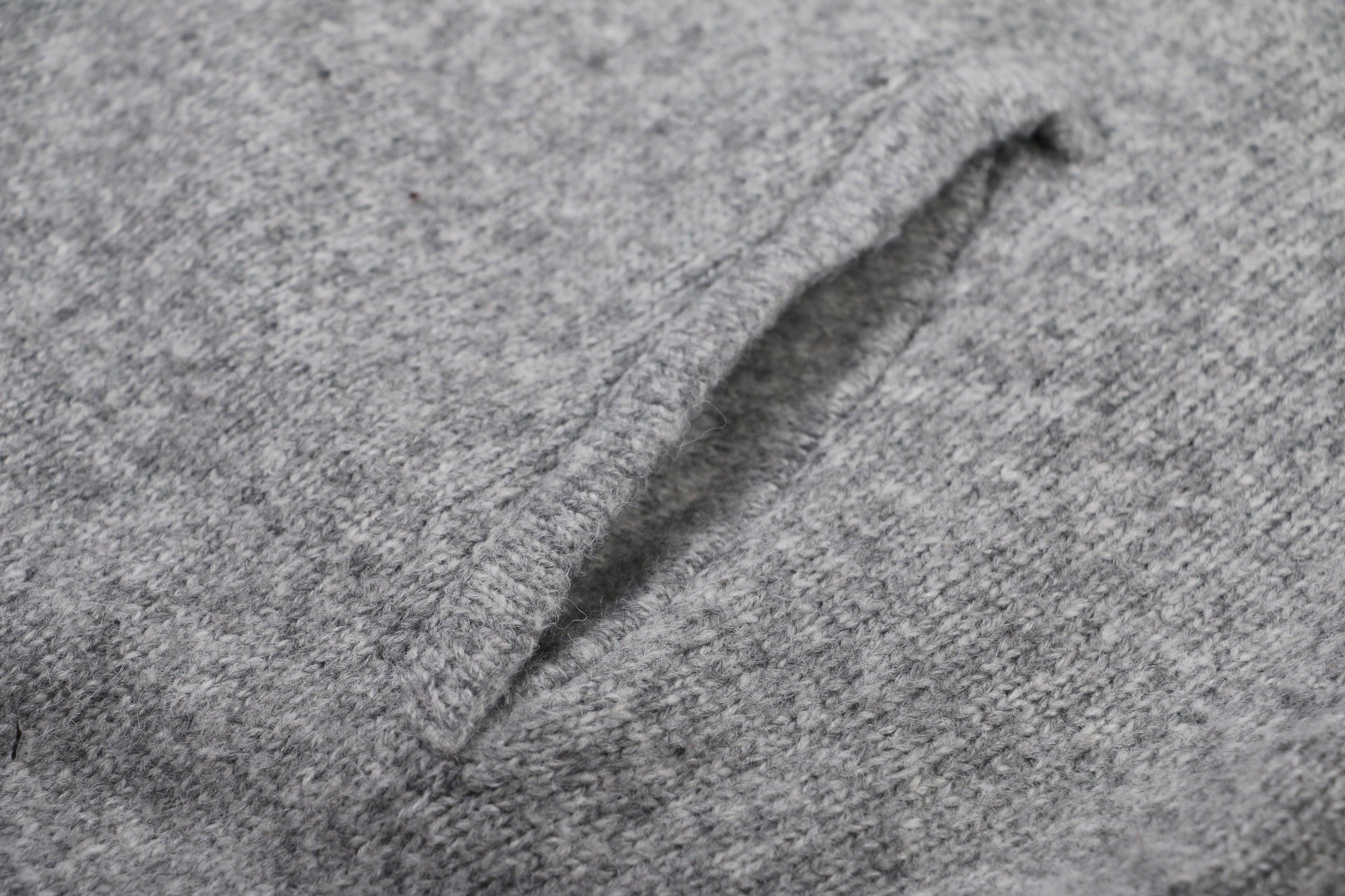 Omirad Vintage Star Knit Zip Hoodie