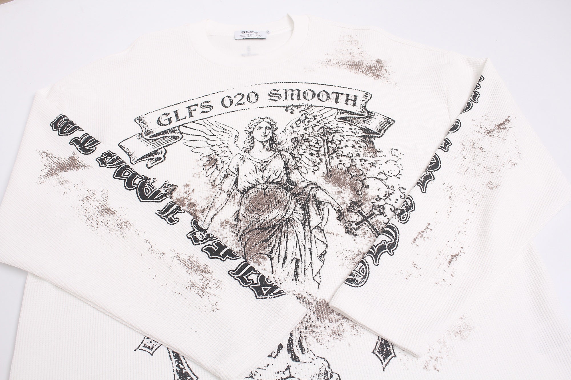 Omirad Vintage Angel Waffle Long Sleeve