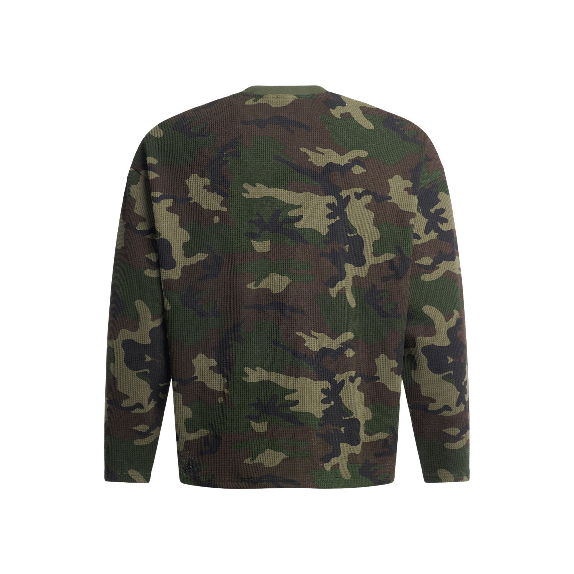 Omirad Camo Text Graphic Longsleeve
