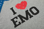 Omirad “I ♥ EMO” Raglan Long Sleeve Tee