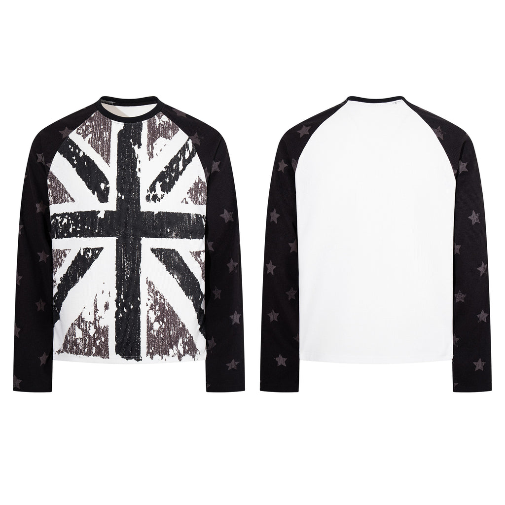 Omirad Vintage Union Jack Raglan Long Sleeve