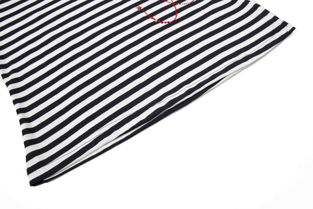 Omirad Rhinestone Stripe Tee