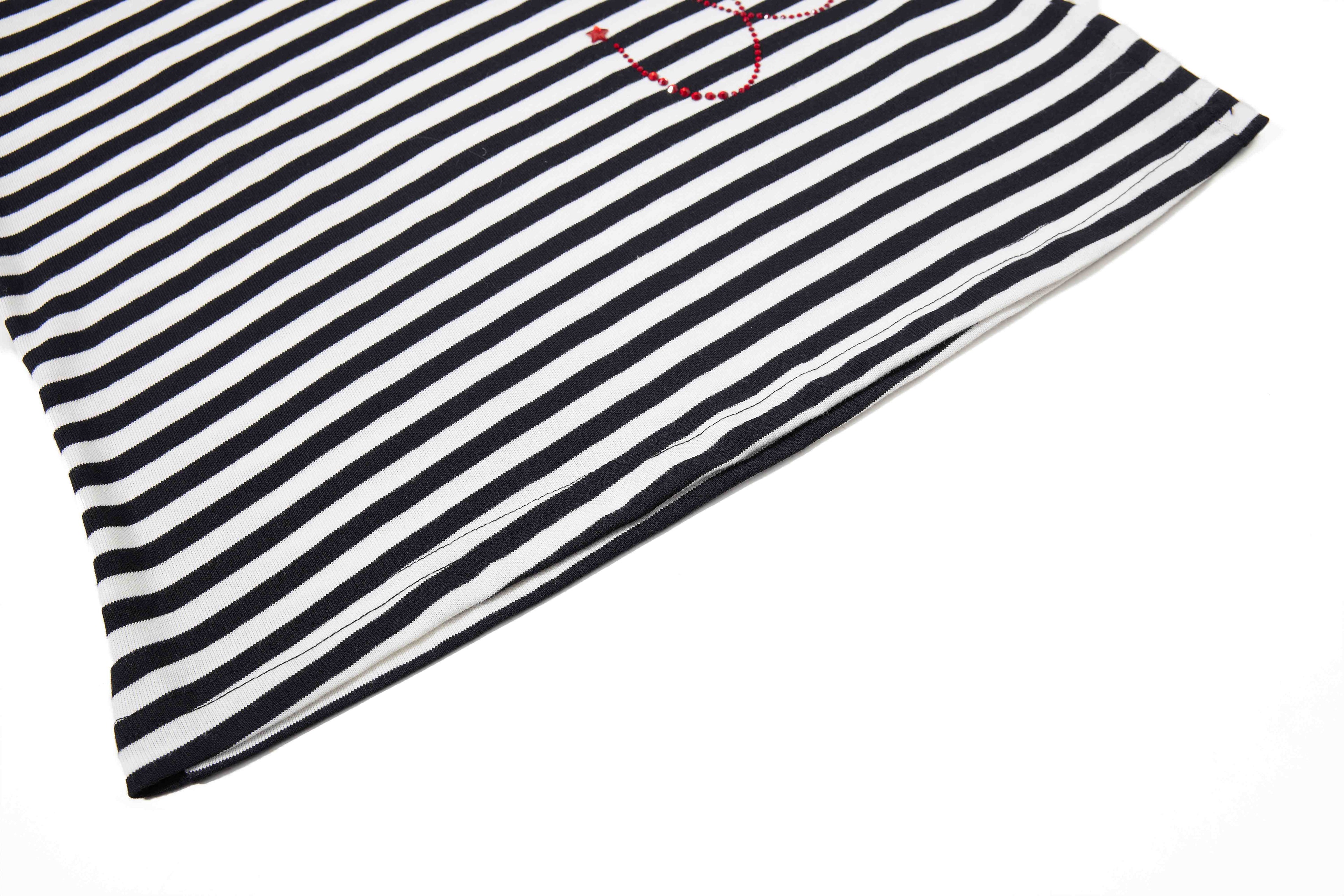 Omirad Rhinestone Stripe Tee