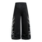 Omirad Wide-Leg Graphic Sweatpants