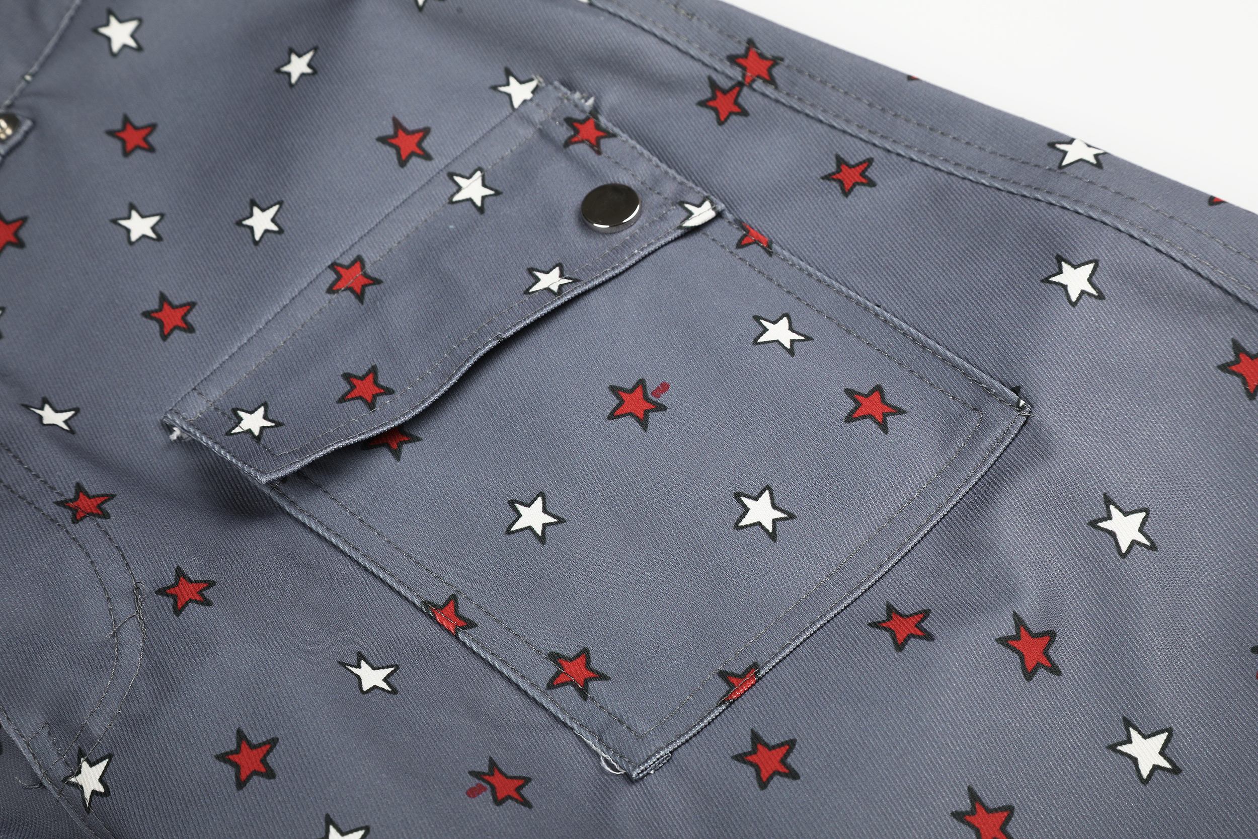 Omirad Star Print Wide-Leg Balloon Jeans