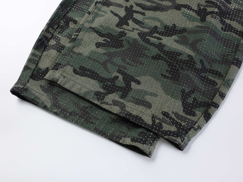 Omirad Camouflage Wide-Leg Jeans