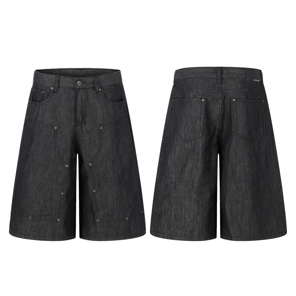 Omirad Raw Denim Baggy Shorts