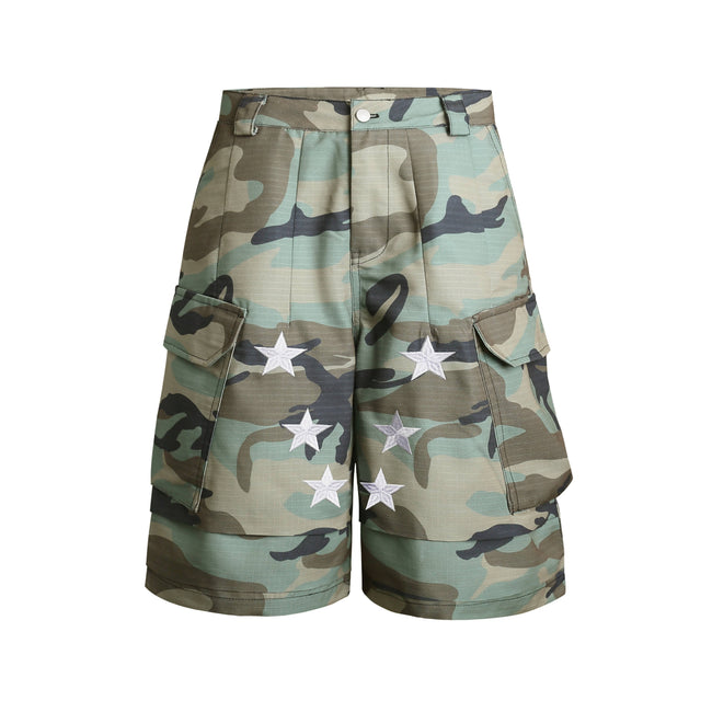 Omirad Camo Star Cargo Shorts Main Image