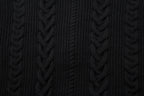 Omirad Vintage Cable Knit Polo Sweater