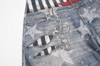 Omirad Layered Star Print Balloon Jeans