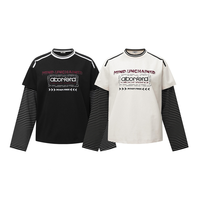 Omirad Double-Sleeve Layered Long Tee Hover Image